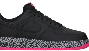 Nike Air Force 1 Low Black/Black-Hyper Pink-Wolf Grey