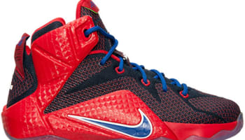 Nike LeBron 12 GS University Red/Game Royal-Midnight Navy