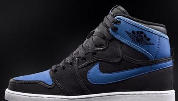 Air Jordan 1 Retro KO High OG Black/Black-Sport Blue