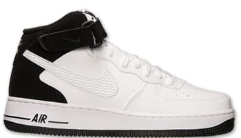 Nike Air Force 1 Mid White/White-Black
