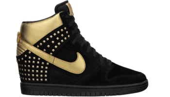 Nike Dunk Sky Hi Studs Women's Black/Metallic Gold