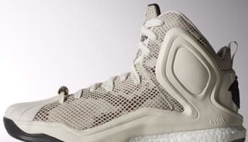 adidas D Rose 5 Boost Chalk White/Core Black-Clear Brown