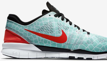 Nike Free 5.0 TR Fit 5 Print N7 Women's Hyper Turquoise/Black-White-Bright Crimson