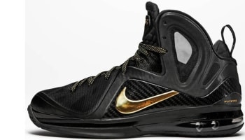 Nike LeBron 9 PS Elite Black/Metallic Gold