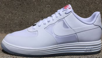 Nike Lunar Force 1 Fuse Leather White/White-Challenge Red-Game Royal
