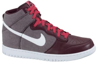 Nike Dunk High Red Mahogany/White-Red Mahogany