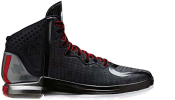 adidas Rose 4 Black/Light Scarlet-Neon Iron Metallic