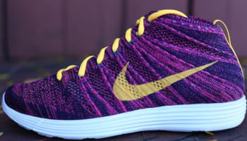 Nike Lunar Flyknit Chukka Black/Laser Orange-Grand Purple-Neo Turquoise-Pink Flash-Sail