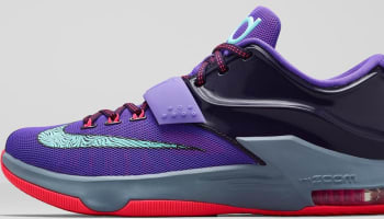 Nike KD VII Cave Purple/Hyper Grape-Magnet Grey-Bleached Turquoise