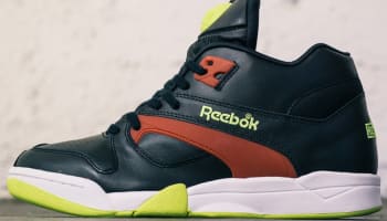 Reebok Court Victory Pump Black/Excellent Red-Solar Yellow-White