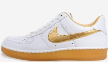 Nike Air Force 1 Downtown Low Premium White/Metallic Gold