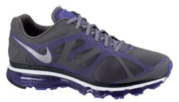 Nike Air Max+ 2012 Cool Grey/Metallic Silver-Pure Purple