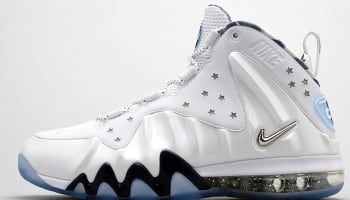 Nike Barkley Posite Max White/Metallic Silver-Midnight Navy