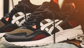 Asics Gel-Lyte V Black/Olive-Red-White