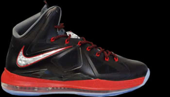 Nike LeBron X+ Black/University Red