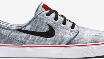 Nike Zoom Stefan Janoski Canvas Premium SB QS Wolf Grey/Black-White-University Red