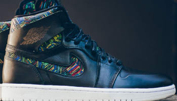 Air Jordan 1 Retro High Nouveau BHM Black/White-Black-Voltage Green
