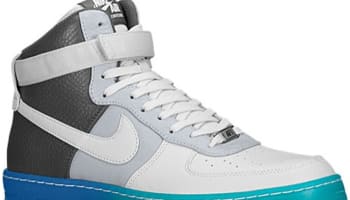 Nike Air Force 1 Downtown Hi Breeze Wolf Grey/Pure Platinum-Dark Grey-Military Blue