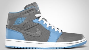 Air Jordan 1 Phat Mid Cool Grey/University Blue-White