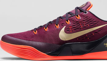 Nike Kobe 9 EM Deep Garnet/Metallic Gold-Hyper Crimson-Cave Purple