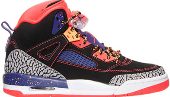 Jordan Spiz'ike GS Black/Bright Crimson-Court Purple-Bright Citrus