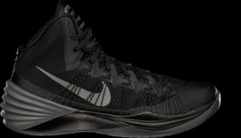 Nike Hyperdunk 2013 Black/Metallic Silver-Dark Grey