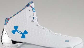 Under Armour Curry One White/Metallic Silver