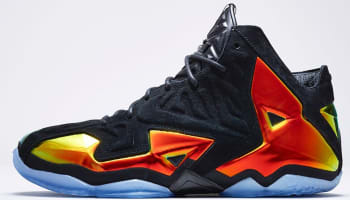 Nike LeBron 11 EXT Suede QS Black/Black-Metallic Gold