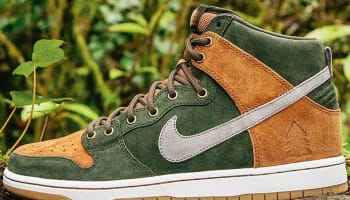 Nike Dunk High Premium SB Sequoia/Ale Brown-Cool Grey-Cool Grey