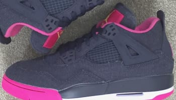 Girls Air Jordan 4 Retro Denim