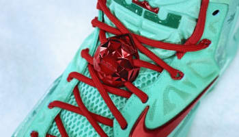 Nike LeBron 11 Green Glow/Light Crimson-Arctic Green