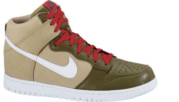 Nike Dunk High Jersey Gold/White-Iguana
