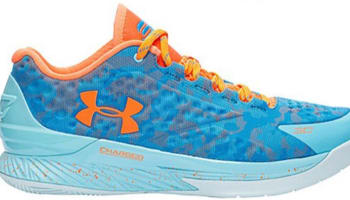 Under Armour Curry One Low Electric Blue/Carolina Blue-Blaze Orange