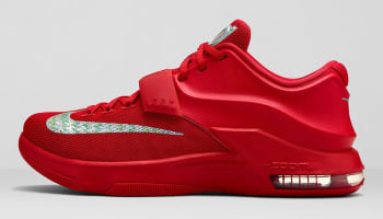 Nike KD VII Action Red/Metallic Silver