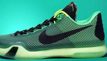 Nike Kobe X Poison Green/Sequoia-Squadron Green-Volt