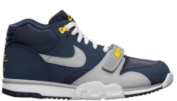 Nike Air Trainer 1 Mid Premium Midnight Navy/Wolf Grey-Obsidian-Tour Yellow