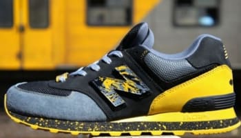New Balance 574 Black/Grey-Gold