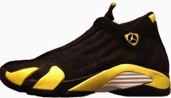 Air Jordan 14 Retro Black/Vibrant Yellow-White