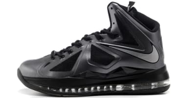 Nike LeBron X Black/Metallic Silver-Anthracite