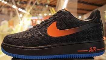 Nike Air Force 1 Low Black/Team Orange-Photo Blue