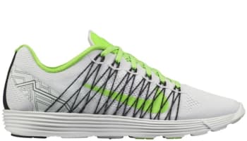 Nike Lunaracer+ 3 White/Electric Green-Black-Metallic Silver