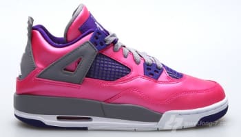 Girls Air Jordan 4 Retro GS Pink Foil