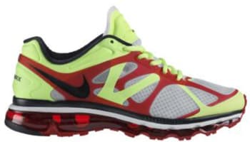 Nike Air Max+ 2012 White/Black-Volt-University Red