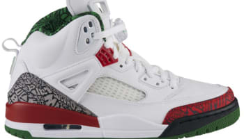 Jordan Spiz'ike White/Varsity Red-Cement Grey-Classic Green