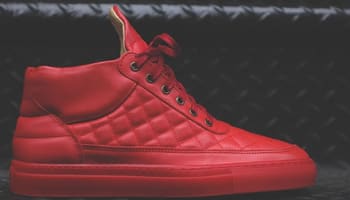 Filling Pieces Quilted RF-Mid Red/Red