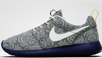 Nike Roshe Run Liberty Women's Blue Recall/White-Atomic Mango