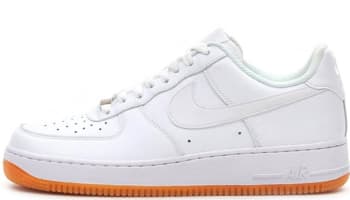 Nike Air Force 1 Low White/White-Gum Medium Brown