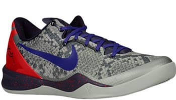 Nike Kobe 8 System Mine Grey/Black-Court Purple-University Red