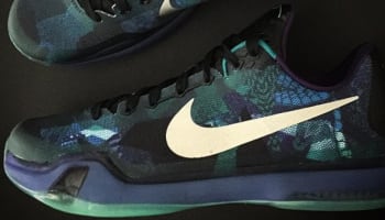 Nike Kobe X Emerald Glow/Reflect Silver-Court Purple