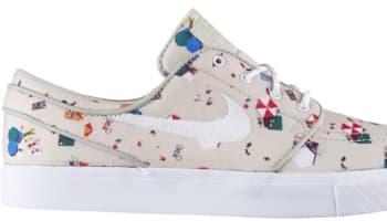 Nike Zoom Stefan Janoski Canvas Premium SB Multi-Color/Sandtrap-White